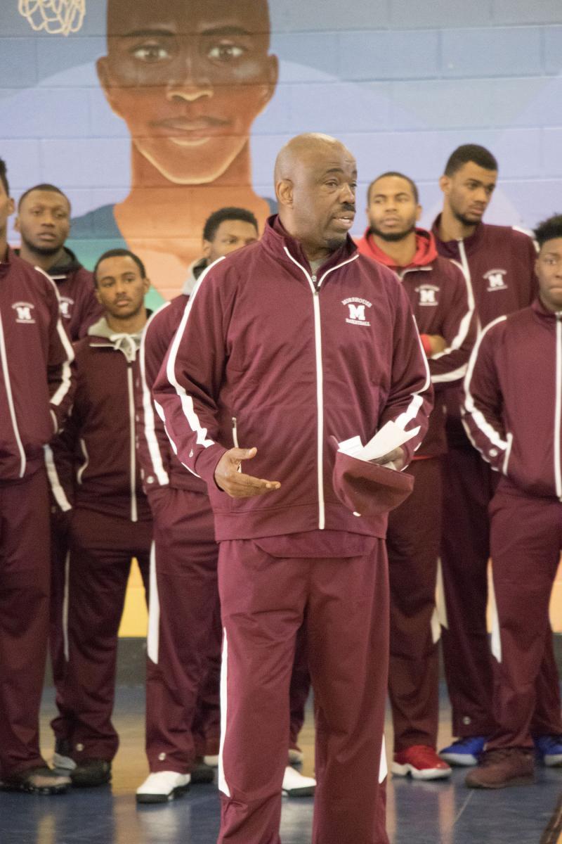 Morehouse Basketball Team Visits Atlanta YDC Department of Juvenile